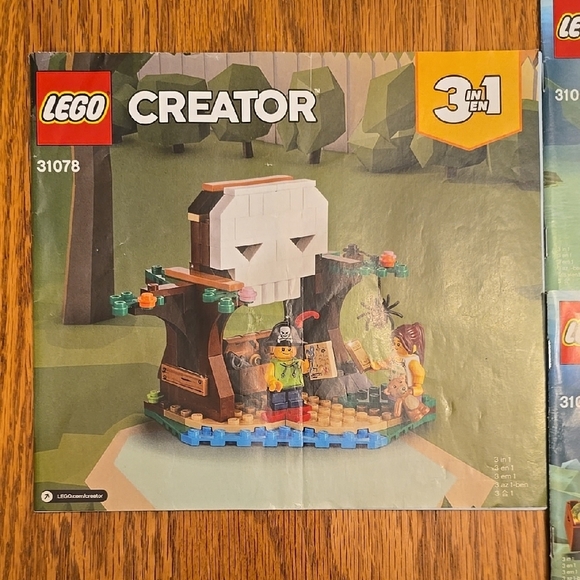 LEGO Creator 3-in-1 Skull Island and Sea Creatures INSTRUCTION BOOKS ONLY LOT H - Picture 3 of 8